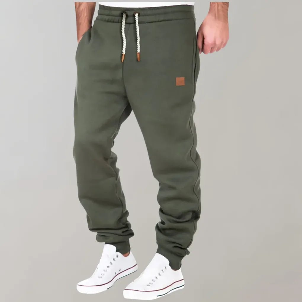 Men's Relaxed Fit Cotton Joggers | Everyday Jogger Pants Detail
