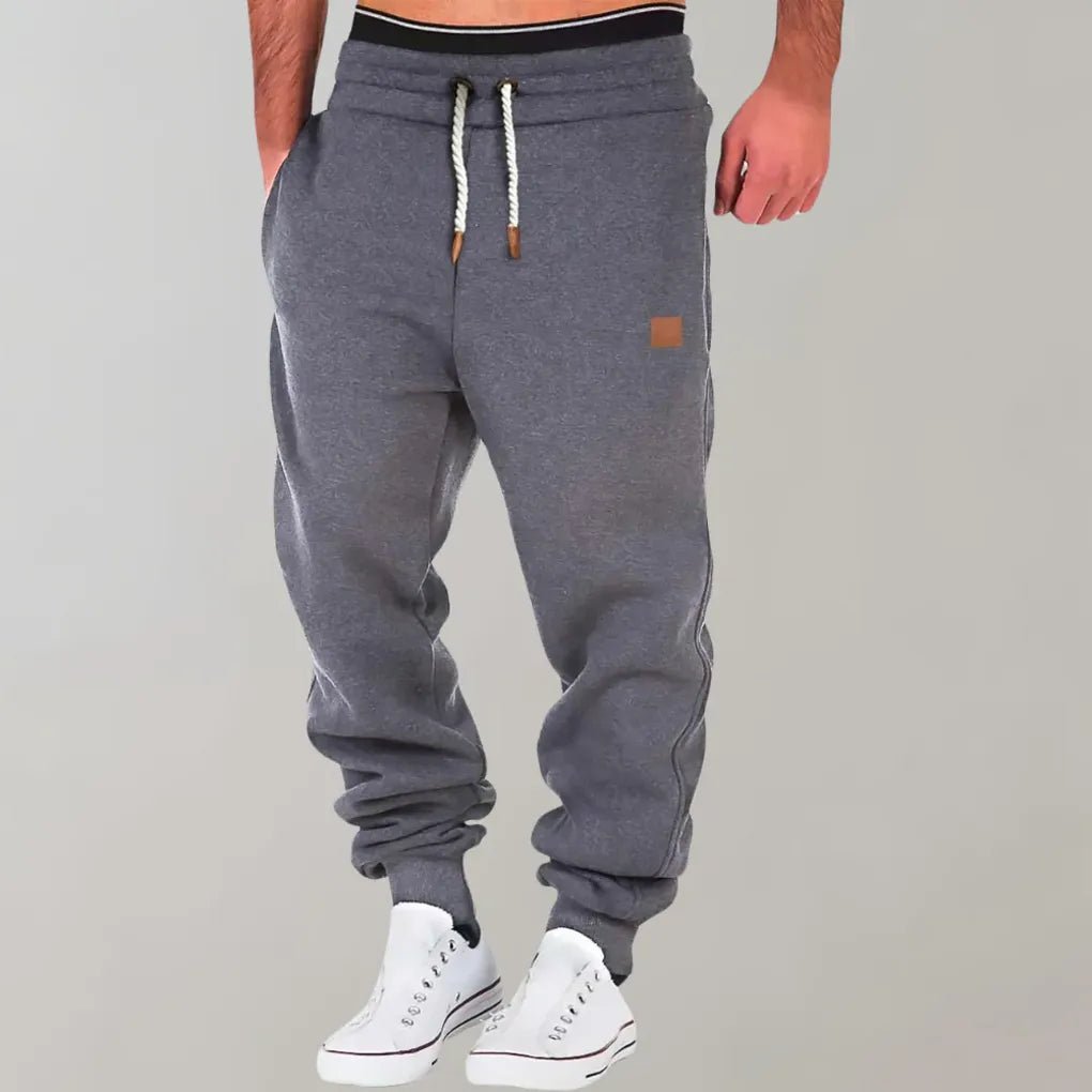 Men's Relaxed Fit Cotton Joggers | Everyday Jogger Pants Side