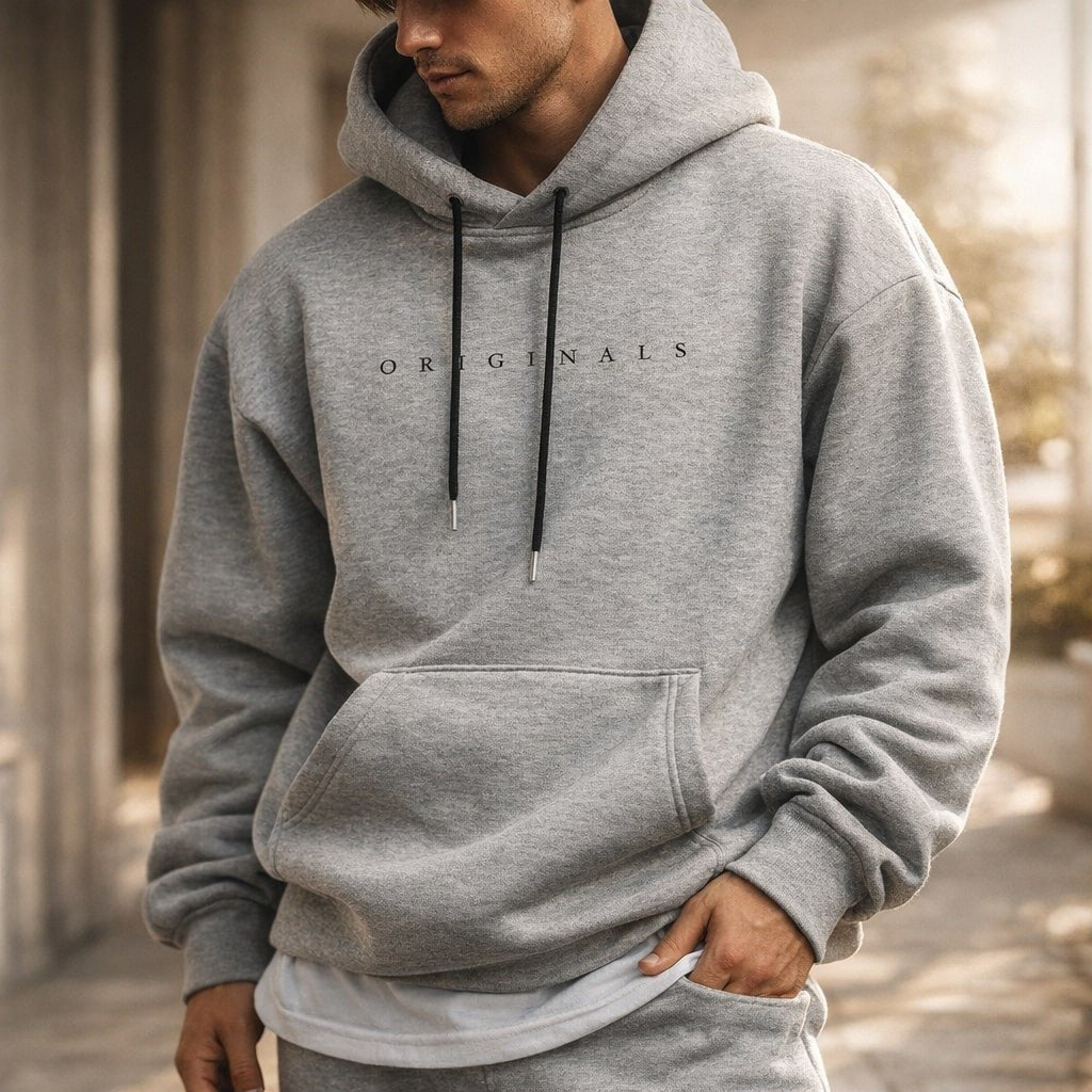 Men's Relaxed Fit Everyday Hoodie Full