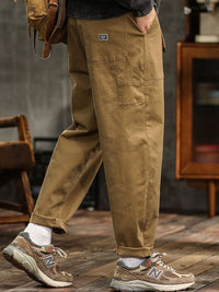 Men's Relaxed Fit Utility Pants with Rollable Cuffs Full