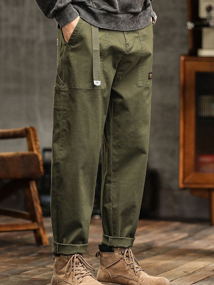 Men's Relaxed Fit Utility Pants with Rollable Cuffs Lifestyle