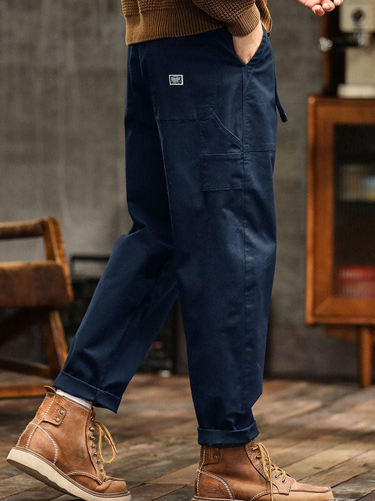 Men's Relaxed Fit Utility Pants with Rollable Cuffs View 13