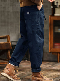 Men's Relaxed Fit Utility Pants with Rollable Cuffs View 13