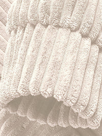 Men's Ribbed Textured Hoodie with Kangaroo Pocket Back