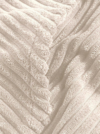Men's Ribbed Textured Hoodie with Kangaroo Pocket Side