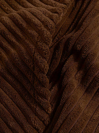 Men's Ribbed Textured Hoodie with Kangaroo Pocket View 12