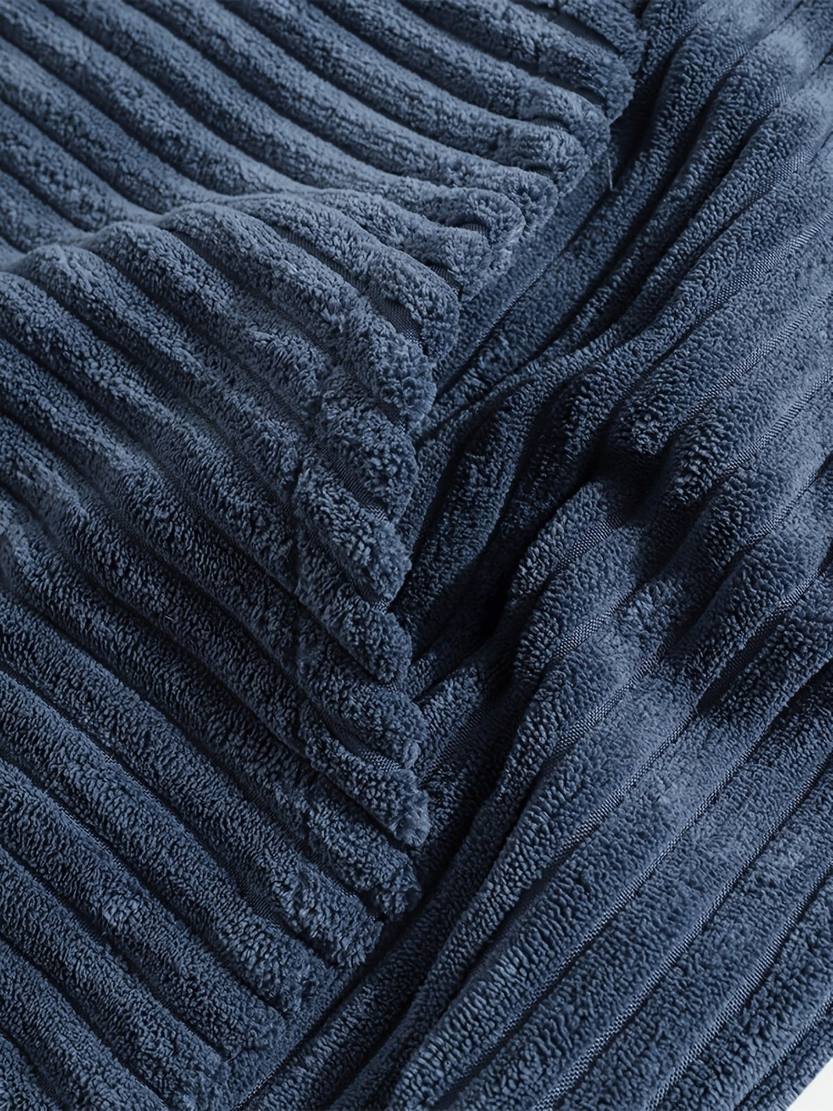 Men's Ribbed Textured Hoodie with Kangaroo Pocket View 15