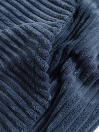 Men's Ribbed Textured Hoodie with Kangaroo Pocket View 15