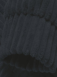 Men's Ribbed Textured Hoodie with Kangaroo Pocket View 22