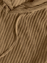 Men's Ribbed Textured Hoodie with Kangaroo Pocket View 24