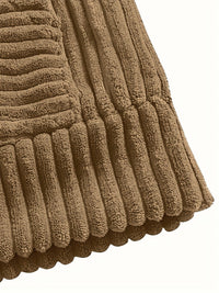 Men's Ribbed Textured Hoodie with Kangaroo Pocket View 29
