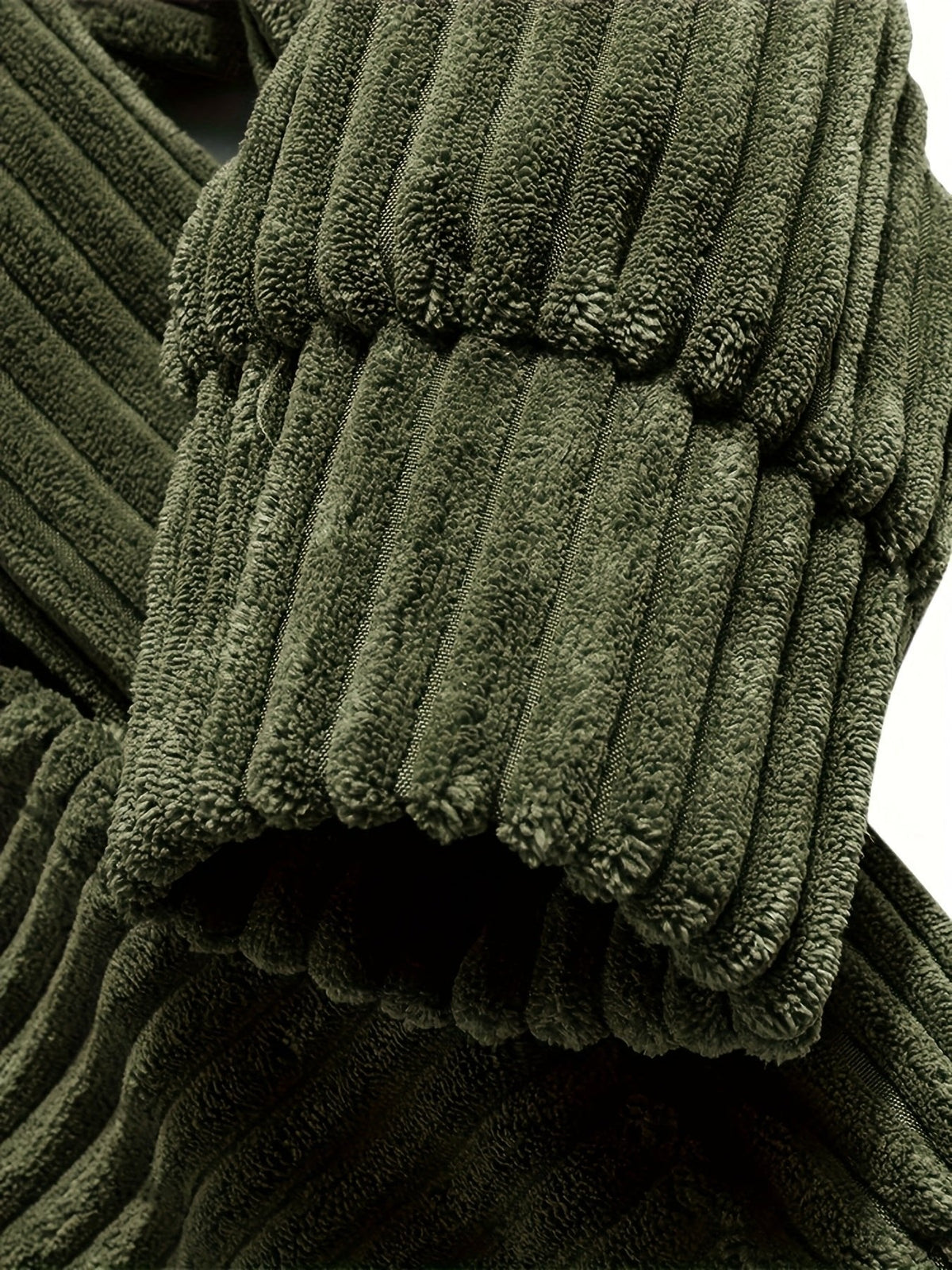 Men's Ribbed Textured Hoodie with Kangaroo Pocket View 31