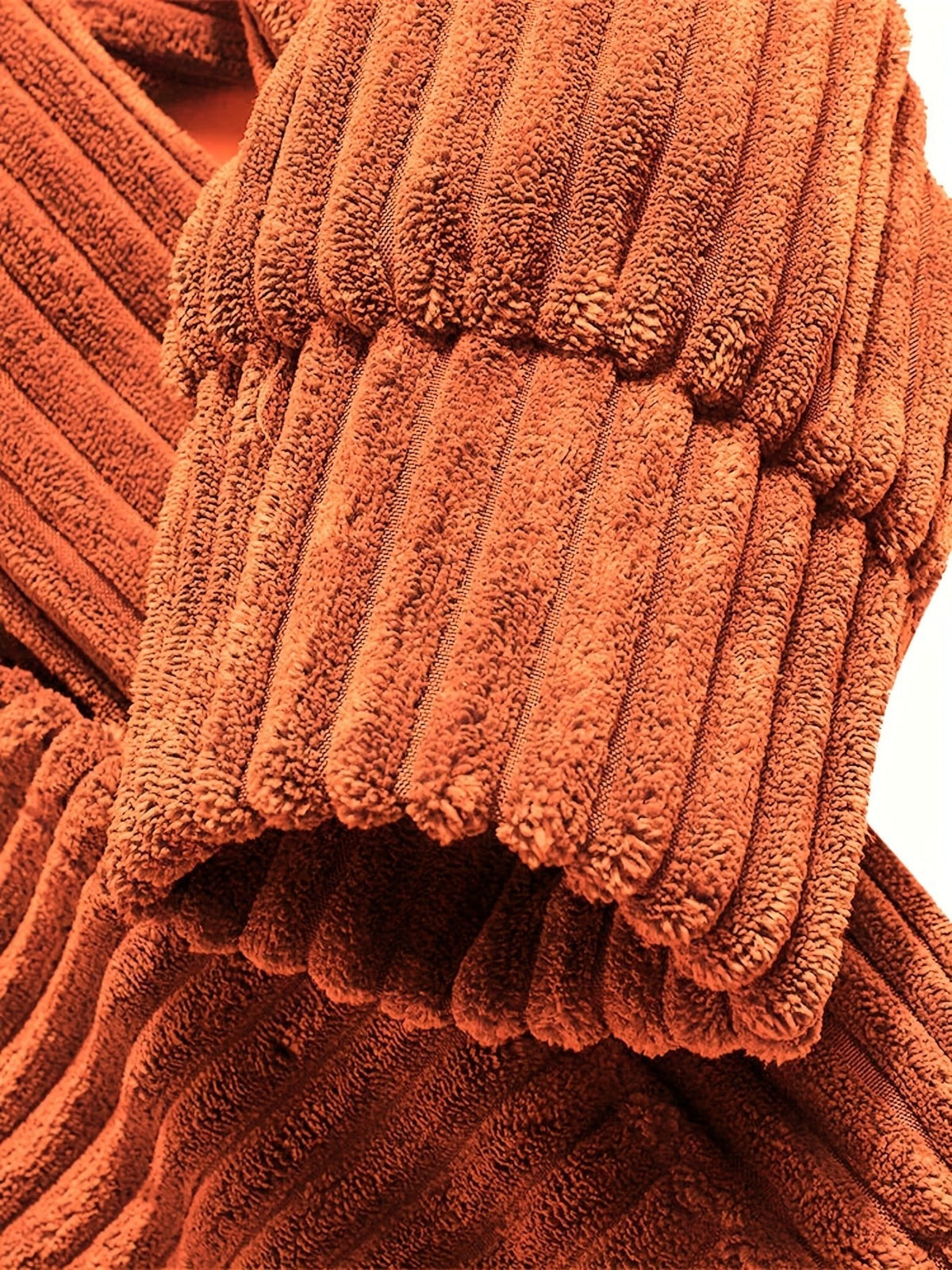 Men's Ribbed Textured Hoodie with Kangaroo Pocket View 35