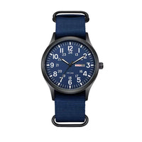 Men's Rugged Military Outdoor Watch with Water Resistance Detail
