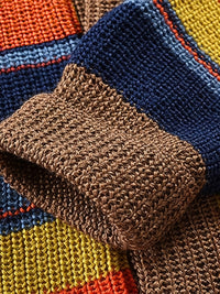 Men's Shawl Collar Striped Cardigan Side