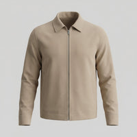 Men's Slim Fit Classic Collar Mid-Season Jacket Alternate