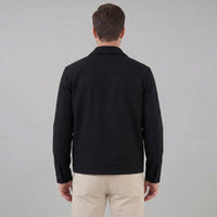 Men's Slim Fit Classic Collar Mid-Season Jacket Detail