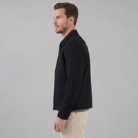 Men's Slim Fit Classic Collar Mid-Season Jacket Front