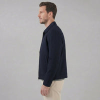 Men's Slim Fit Classic Collar Mid-Season Jacket View 12