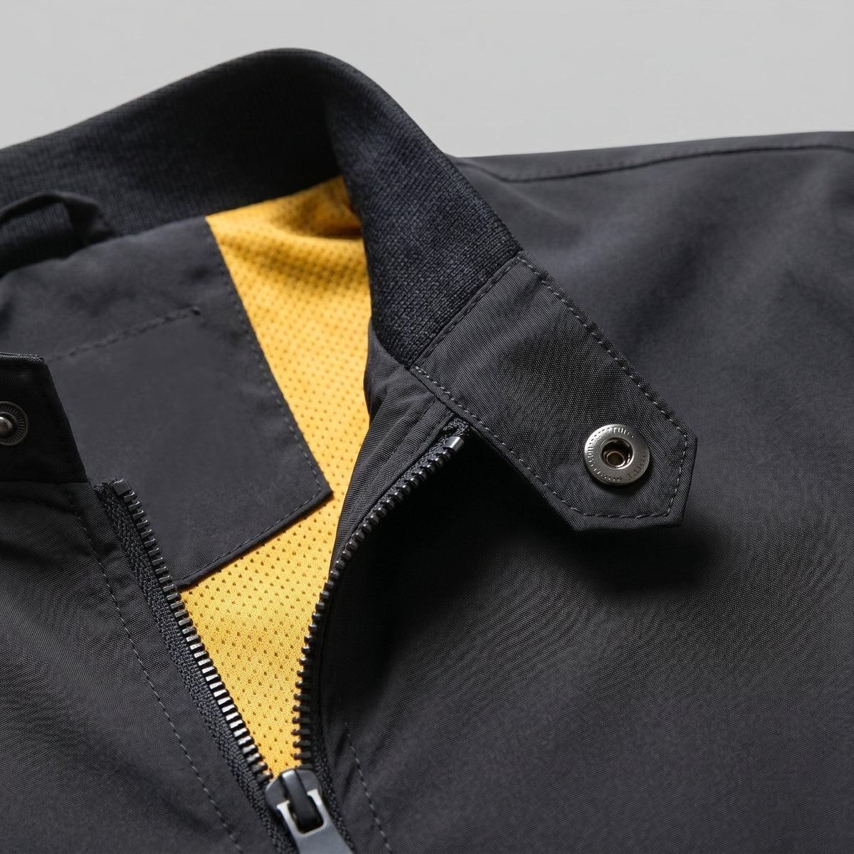 Men's Slim Fit Harrington Bomber Jacket Back