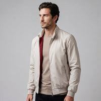 Men's Slim Fit Harrington Bomber Jacket View 11