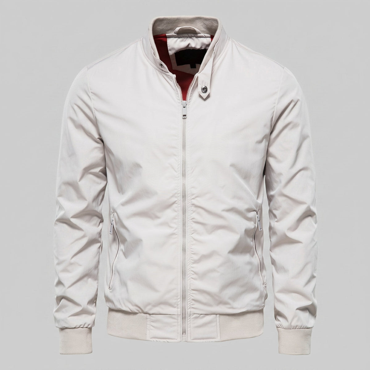 Men's Slim Fit Harrington Bomber Jacket View 12