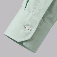 Men's Slim Fit Long-Sleeve Dress Shirt with Point Collar View 30