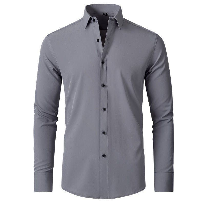 Men's Slim Stretch Shirt with Flexible Fit Full