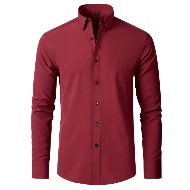 Men's Slim Stretch Shirt with Flexible Fit View 11