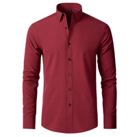 Men's Slim Stretch Shirt with Flexible Fit View 11