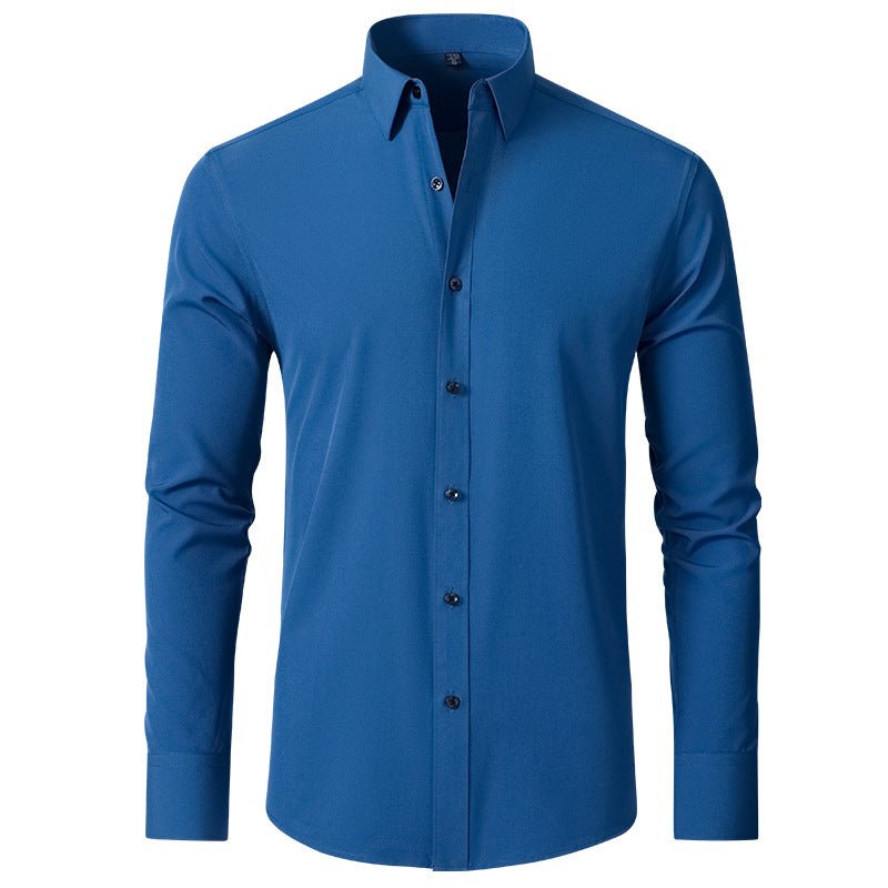 Men's Slim Stretch Shirt with Flexible Fit View 12