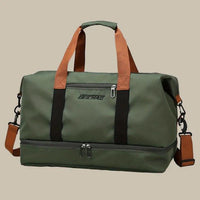 Men's Spacious Duffel Bag | Travel Bag with Dual Compartment Angle