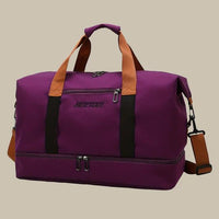 Men's Spacious Duffel Bag | Travel Bag with Dual Compartment Front