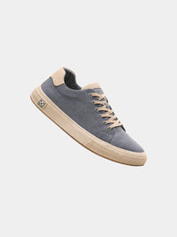 Men's Stitched Canvas Sneakers with Structured Sole Hero