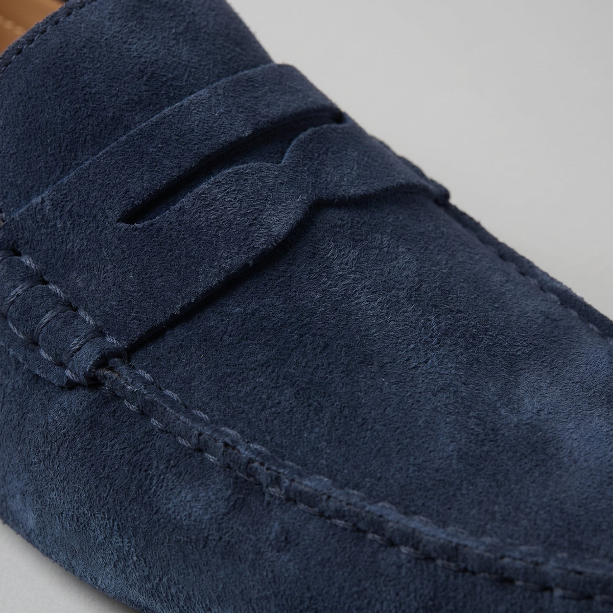 Men's Stylish Suede Penny Loafers with Casual Elegance View 14