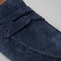Men's Stylish Suede Penny Loafers with Casual Elegance View 14