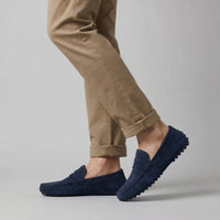 Men's Stylish Suede Penny Loafers with Casual Elegance View 16