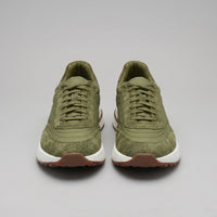 Men's Suede and Woven Panel Trainers with Contrast Detail View 15