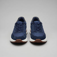 Men's Suede and Woven Panel Trainers with Contrast Detail View 20