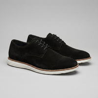 Men's Suede Derby Shoes | Classic Lace Up Style View 16