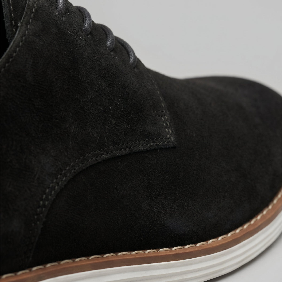 Men's Suede Derby Shoes | Classic Lace Up Style View 19