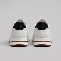Men's Suede Panel Trainers | Lace Up with Contrast Detail Full