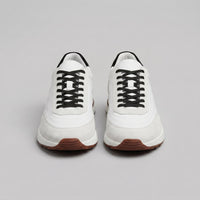 Men's Suede Panel Trainers | Lace Up with Contrast Detail View 11
