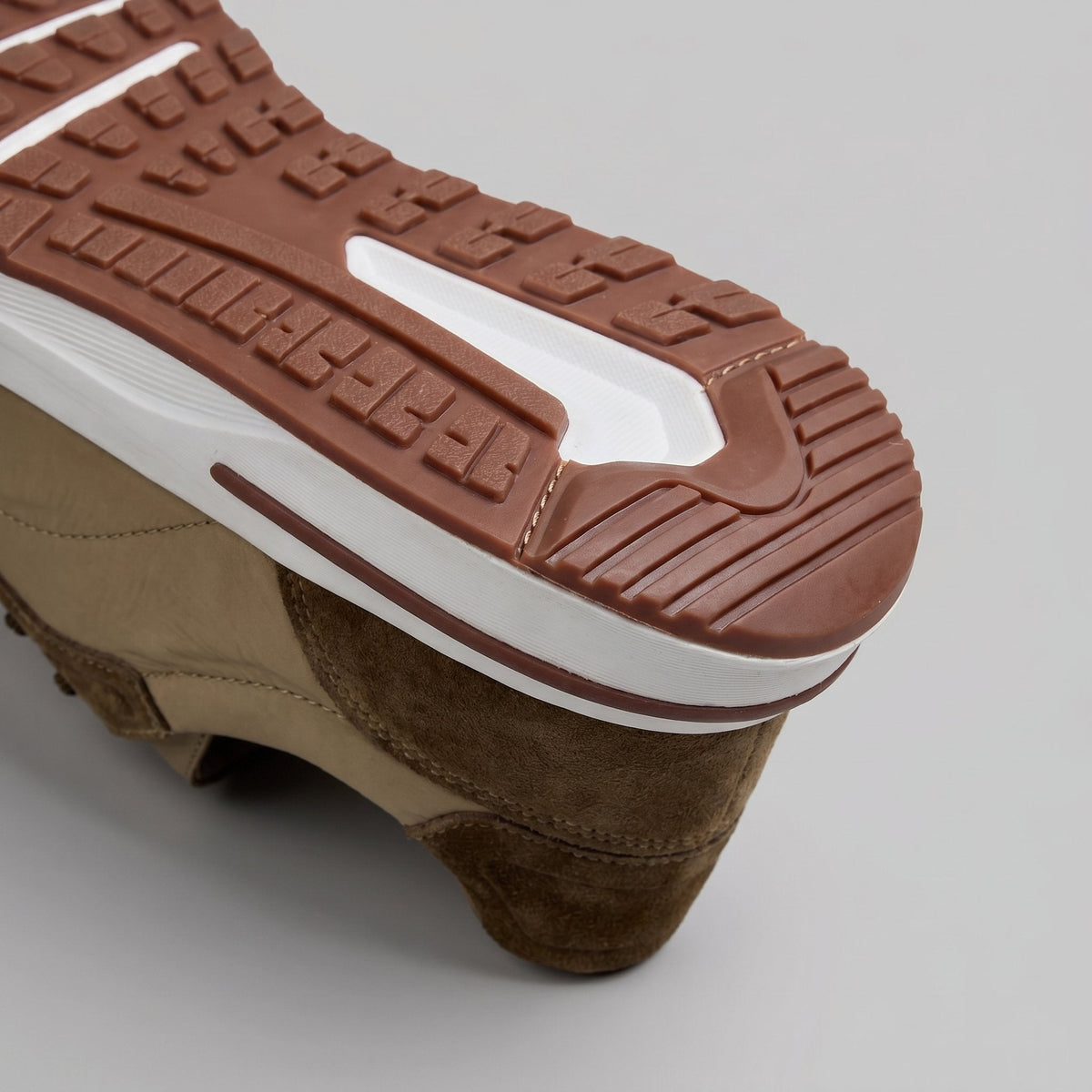 Men's Suede Panel Trainers | Lace Up with Contrast Detail View 15