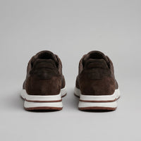 Men's Suede Panel Trainers | Lace Up with Contrast Detail View 19