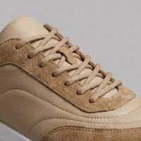 Men's Suede Panel Trainers | Lace Up with Contrast Detail View 23
