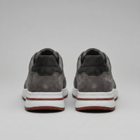 Men's Suede Panel Trainers | Lace Up with Contrast Detail View 36