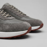 Men's Suede Panel Trainers | Lace Up with Contrast Detail View 37