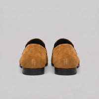 Men's Suede Penny Loafers with Moccasin Seam Detail Alternate