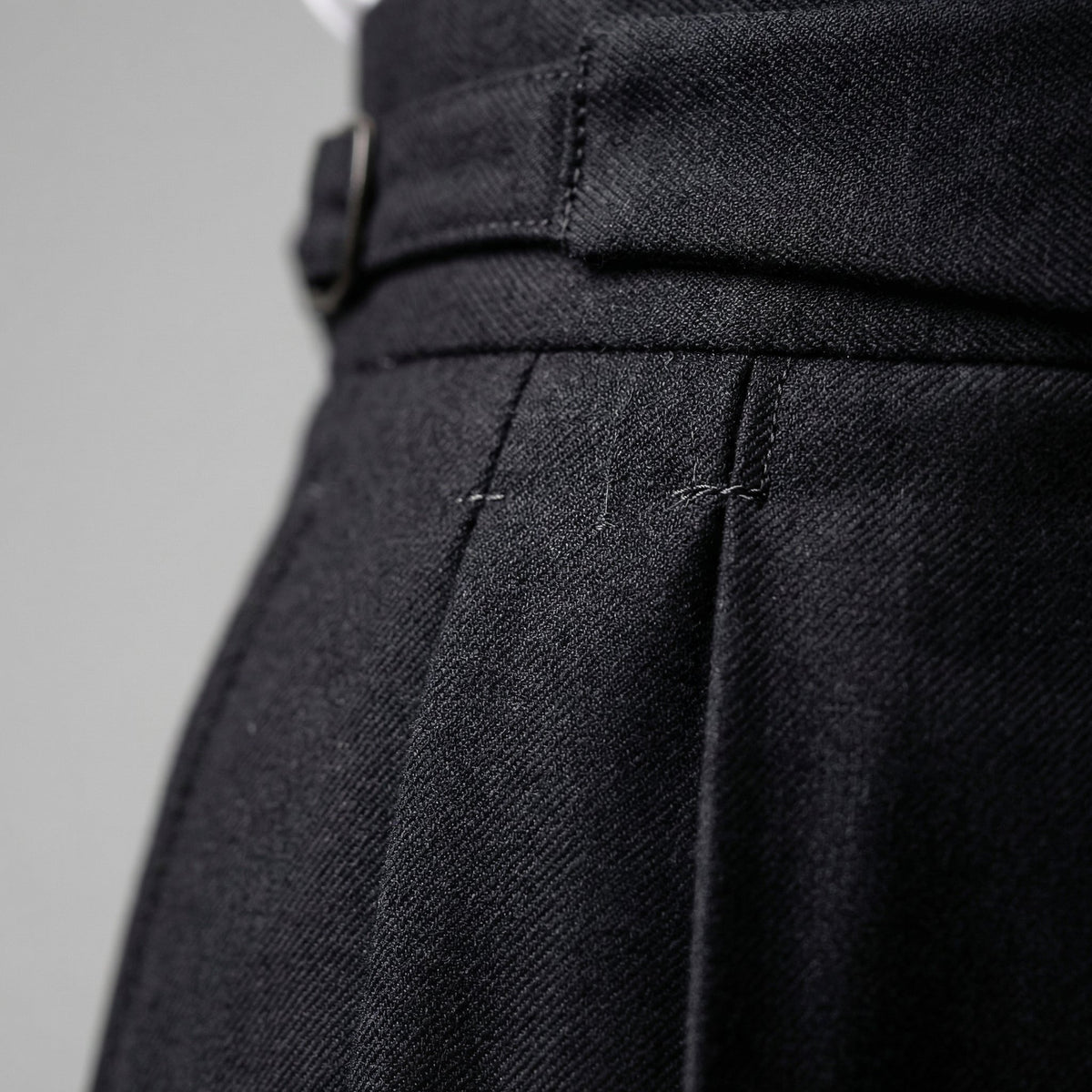 Men's Tailored Fit Pleated Trousers with Straight Leg View 14